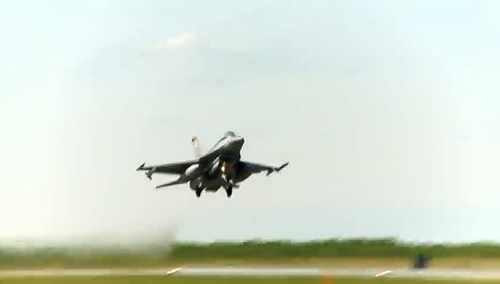 F-16 in Langley 9-11 VFTA part1