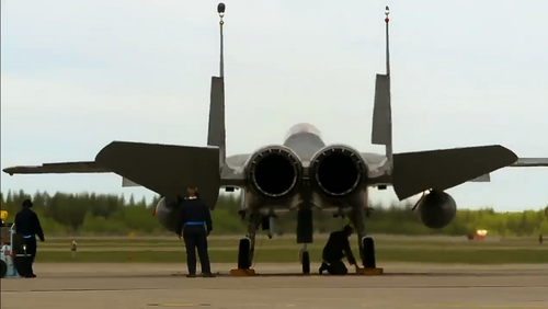 F-15 in Otis Air National Guard Base 9-11 VFTA part1