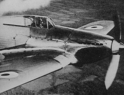 Reg. K5083 Hawker Hurricane I of the Royal Air Force.