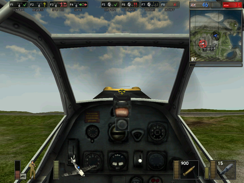 BF1942 Bf109 cockpit