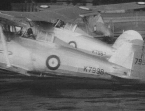  Reg. K7998 Gloster Gladiator I of the RAF