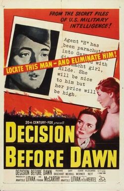 DecisionBeforeDawn poster