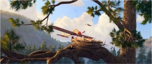 Planes2 Red propped balsa trash