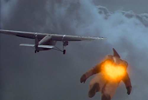 Rocket flying