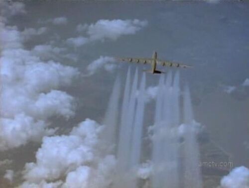 SAC B-36 flying