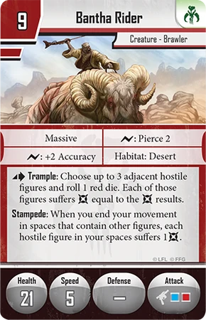Star Wars: Imperial Assault – Bantha Rider Villain Pack