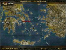 Mycenaean Age Map