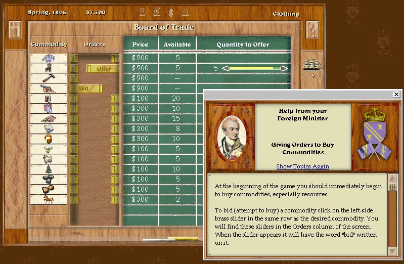 imperialism 2 game screenshots