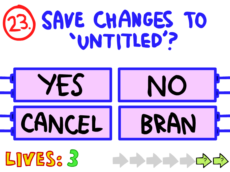 Question 15 (The Impossible Quiz), The Impossible Quiz Wiki