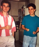 Murr and Joe as teenagers