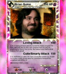 Brian Quinn pokémon card by ImpracticalJokersLover