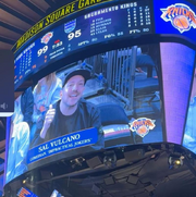 Sal on jumbotron