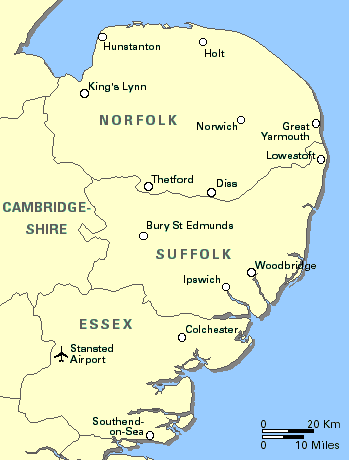 Norfolk And Suffolk Map Norfolk | In The Flesh Wiki | Fandom