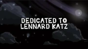 Rest in Peace, Lennard Katz