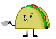 Тако с чашкой чая