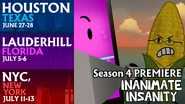 Screenshot of Season 4's announcement from "Inanimate Insanity SEASON 4!?"