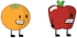 Orange and Apple