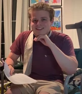 Justin in their signature attire.