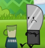 Нож делает коктейль для трофея