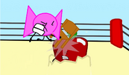 Bow punches Apple.