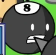 8-Ball amongst the crowd.