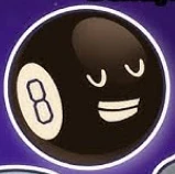 Magic-8 drawn by his VA.