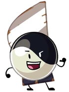 Yin-Yang in a Knife costume (The Future Is Today!)