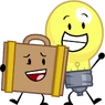 Suitcaseandlightbulbcardboardcutoutpose.png (350 KB) Suitcase and Lightbulb in a cardboard cutout from the BFDI x II 2024 tour.