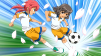 Shindou and Kirino in second uniform CS 18 HQ