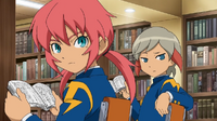 Kirino and Ichino in the libary