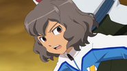 Shindou flying in the air.