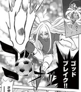 God Break in chapter 31 of the Inazuma Eleven manga.