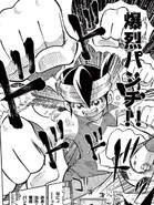 Bakuretsu Punch in chapter 21 of the Inazuma Eleven manga.