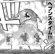 Heaven's Time in chapter 32 of the Inazuma Eleven manga.