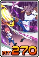 Shunrai card showing its attack power.