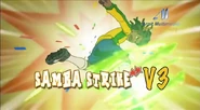 Strike Samba V3 in Inazuma Eleven GO's English localization.