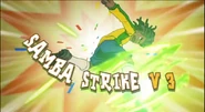 Strike Samba V3 in Inazuma Eleven's English localization.