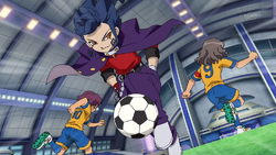 big card promo Inazuma Eleven Go anime Tsurugi Kyousuke Kirino Ranmaru  Kariya