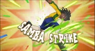 Strike Samba in Inazuma Eleven's English localization.