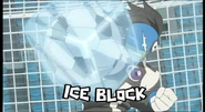 Ice Block in Inazuma Eleven's English localization.