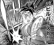 Devil Burst in the Inazuma Eleven GO manga.