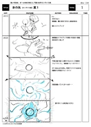 Storyboard for Koori no Ya (1/2).