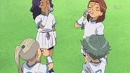 Athena, Hephais, Hera, and Artemis sipping.