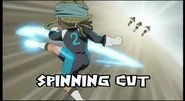 Spinning Cut in Inazuma Eleven's English localization (second typography).
