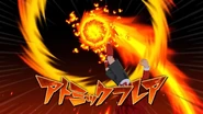 Atomic Flare in Inazuma Eleven Eiyuutachi no Victory Road.