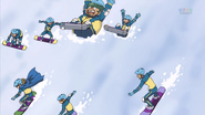 Raimon snowboarding.