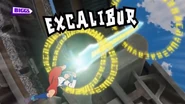 Excalibur in Inazuma Eleven GO Chrono Stone's Portuguese localization.