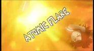 Atomic Flare in Inazuma Eleven's English localization (second typography).