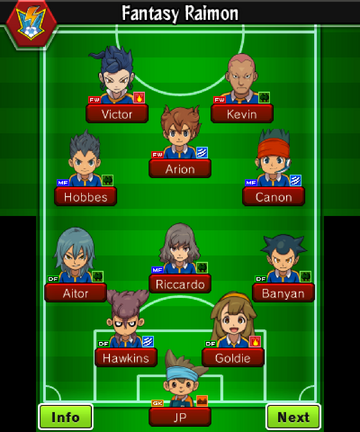 Raimon (Chrono Stone), Inazuma Eleven Wiki