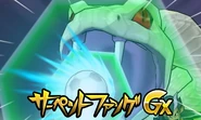 Serpent Fang GX in the Inazuma Eleven GO Galaxy game.